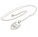 Arsenal FC Sterling Silver Pendant & Chain CR - Excellent Pick