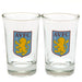 Aston Villa FC 2pk Shot Glass Set - Excellent Pick