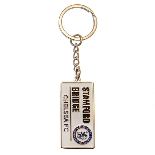 Chelsea FC Embossed Street Sign Keyring - Excellent Pick