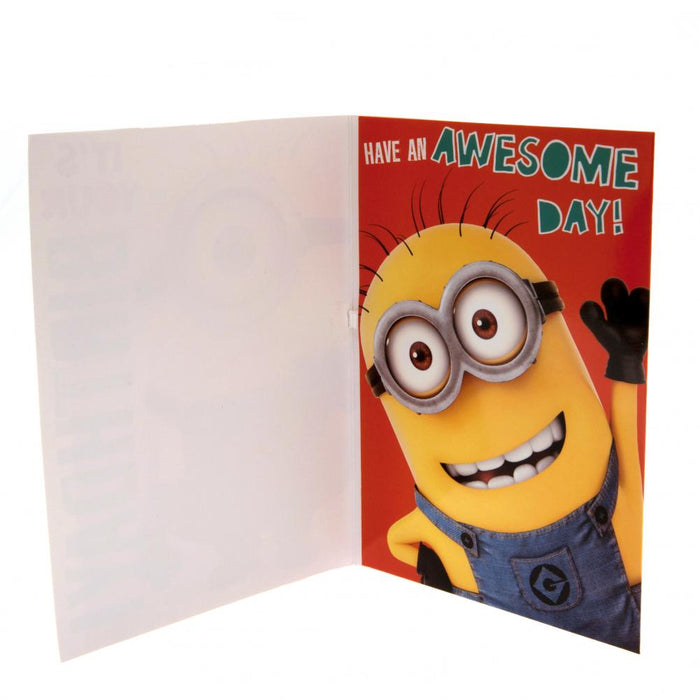 Despicable Me Minion Birthday Sound Card - Excellent Pick