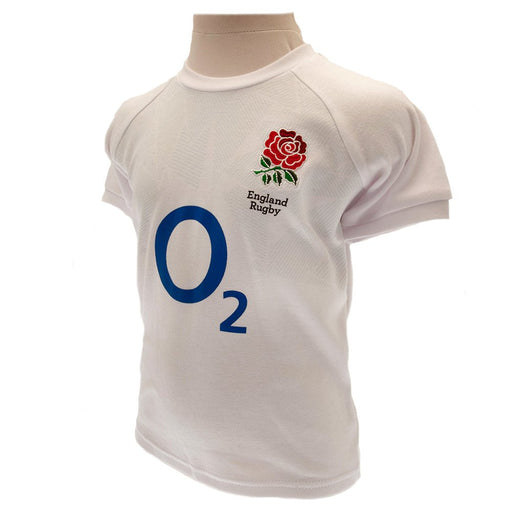 England RFU Shirt & Short Set 6/9 mths PC - Excellent Pick