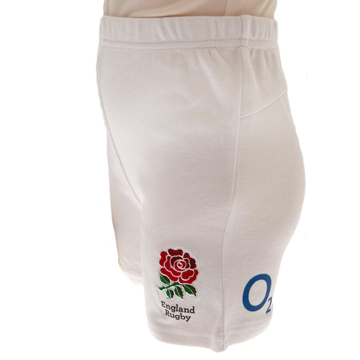 England RFU Shirt & Short Set 9/12 mths PC - Excellent Pick