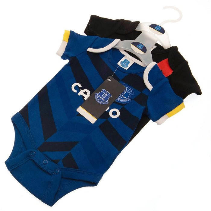 Everton FC 2 Pack Bodysuit 3-6 Mths - Excellent Pick