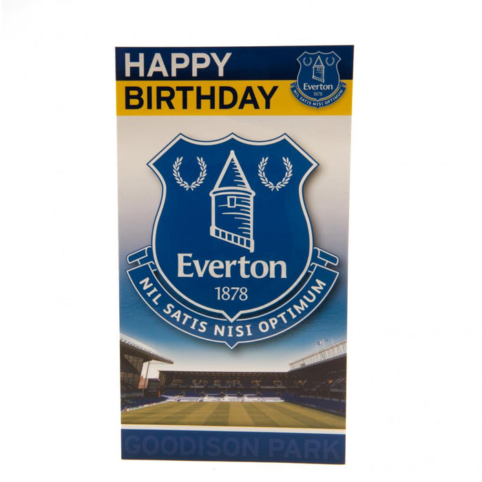 Everton FC Birthday Card - Excellent Pick