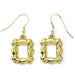 Friends Gold Plated Earrings Frame - Excellent Pick