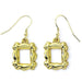 Friends Gold Plated Earrings Frame - Excellent Pick