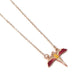 Harry Potter Rose Gold Plated Necklace Fawkes - Excellent Pick
