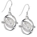 Harry Potter Sterling Silver Crystal Earrings Time Turner - Excellent Pick