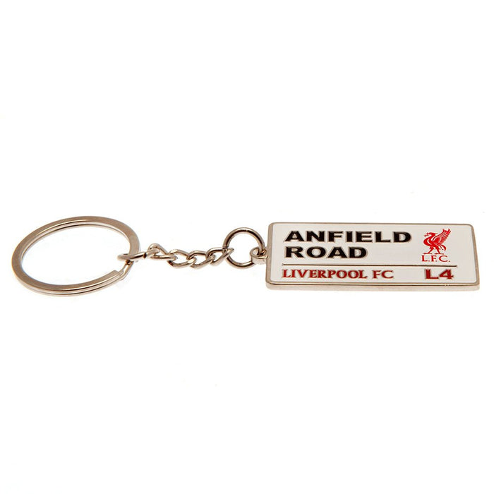 Liverpool FC Embossed Street Sign Keyring - Excellent Pick