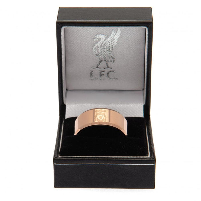 Liverpool FC Rose Gold Plated Ring Small - Excellent Pick