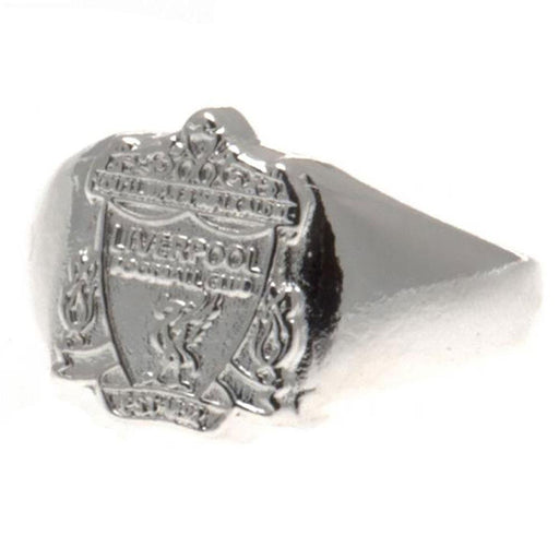 Liverpool FC Silver Plated Crest Ring Medium - Excellent Pick