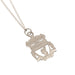 Liverpool FC Sterling Silver Pendant & Chain CR Small - Excellent Pick