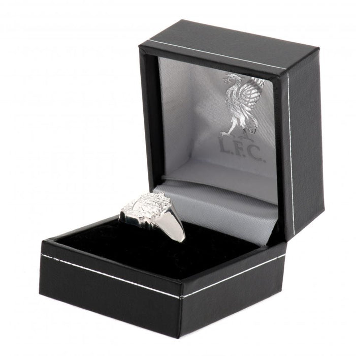 Liverpool FC Sterling Silver Ring Large - Excellent Pick