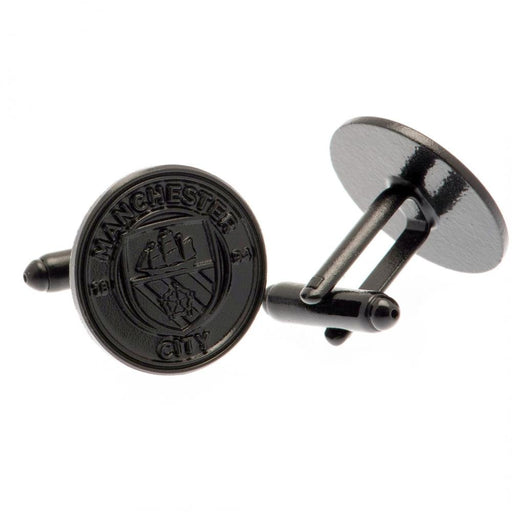 Manchester City FC Black IP Cufflinks - Excellent Pick