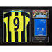 Manchester City FC Dickov Signed Shirt (Framed) - Excellent Pick