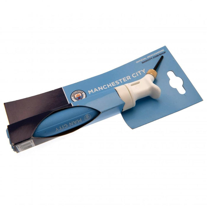 Manchester City FC Dual Action Football Pump - Excellent Pick