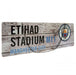 Manchester City FC Rustic Garden Sign - Excellent Pick