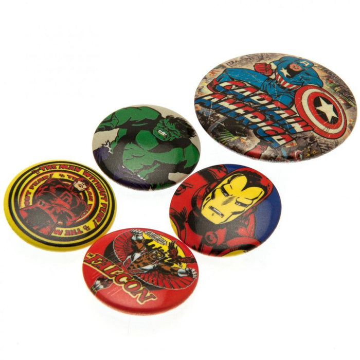 Marvel Comics Button Badge Set - Excellent Pick