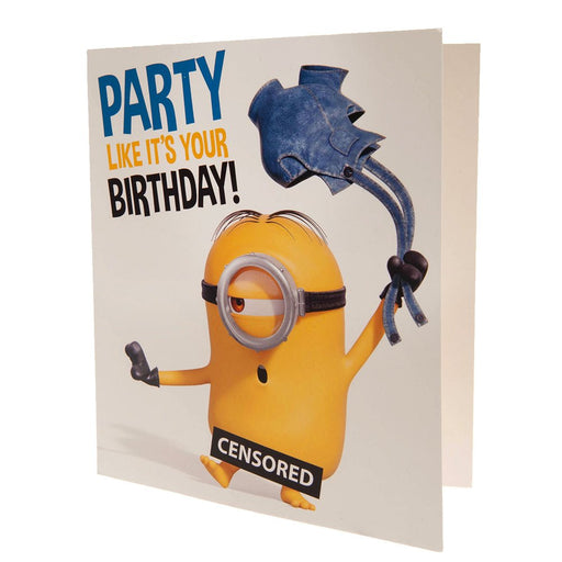 Minions Birthday Card Party - Excellent Pick