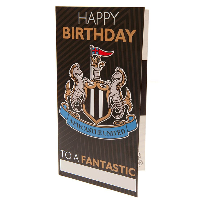 Newcastle United FC Birthday Card Personalised - Excellent Pick