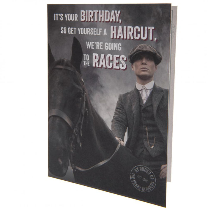 Peaky Blinders Birthday Card Races - Excellent Pick