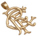 Rangers FC 9ct Gold Pendant Heavy Large - Excellent Pick