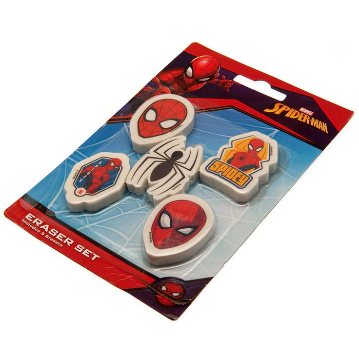 Spider-Man 5pk Eraser Set - Excellent Pick
