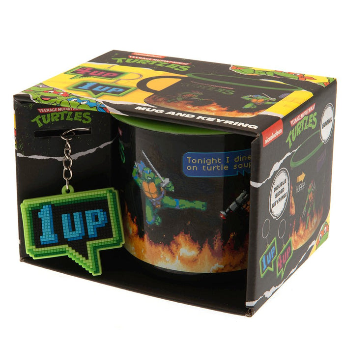 Teenage Mutant Ninja Turtle Enamel Mug & Keyring Set - Excellent Pick