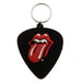The Rolling Stones PVC Keyring Plec - Excellent Pick
