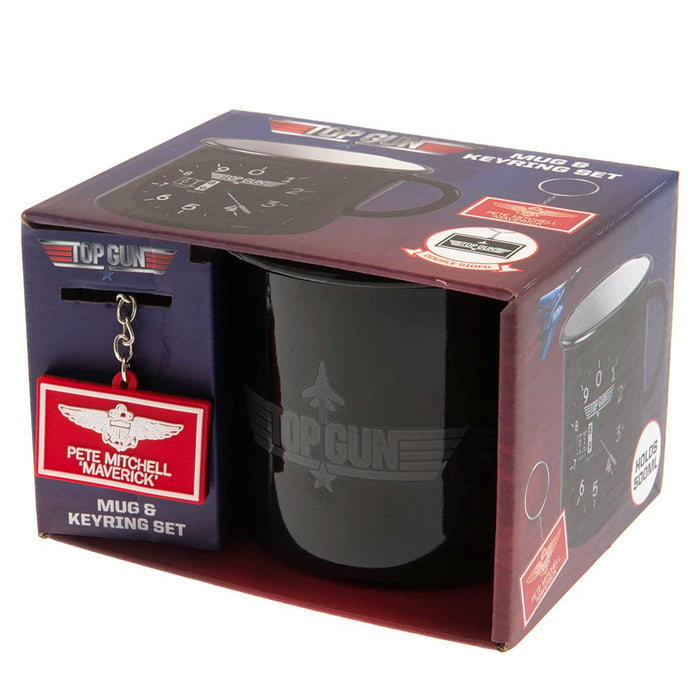 Top Gun Enamel Mug & Keyring Set - Excellent Pick