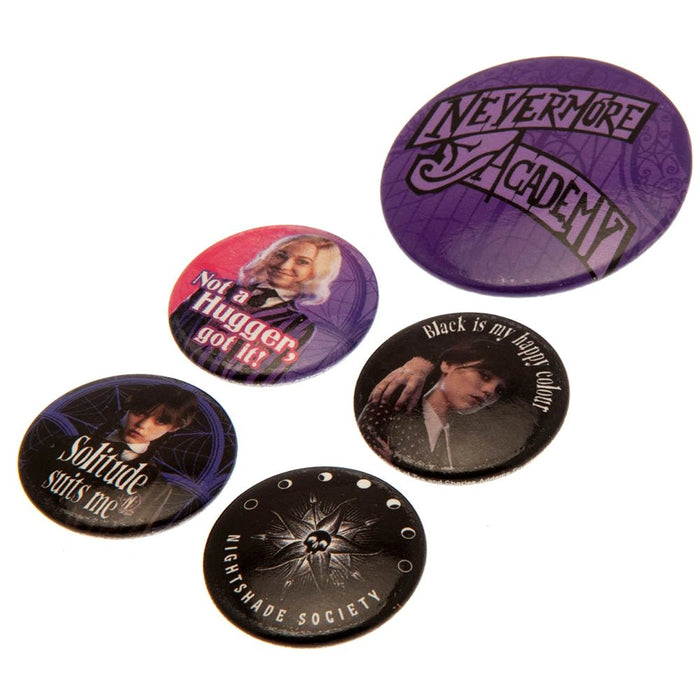 Wednesday Button Badge Set - Excellent Pick