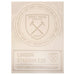 West Ham United FC 2pk A4 Car Decal - Excellent Pick
