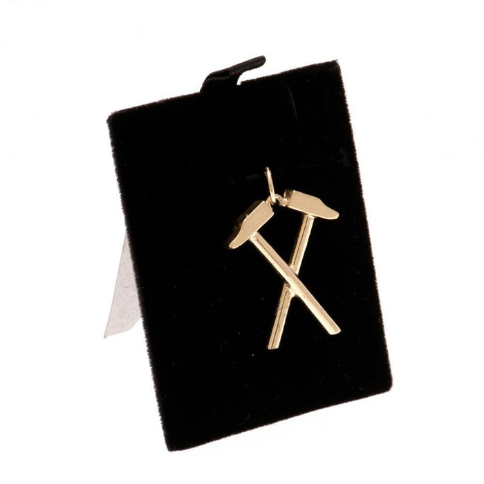 West Ham United FC 9ct Gold Pendant Hammers - Excellent Pick