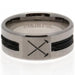 West Ham United FC Black Inlay Ring Large HM - Excellent Pick