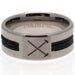 West Ham United FC Black Inlay Ring Large HM - Excellent Pick