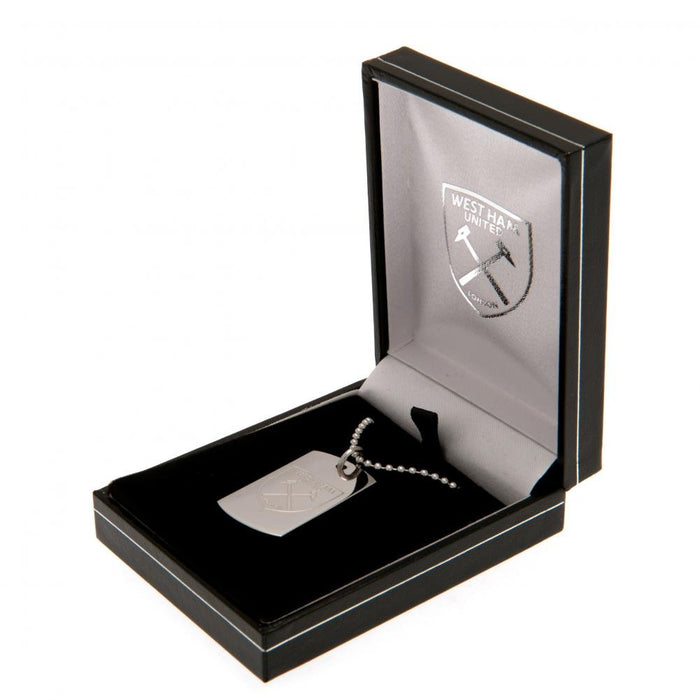 West Ham United FC Engraved Dog Tag & Chain - Excellent Pick