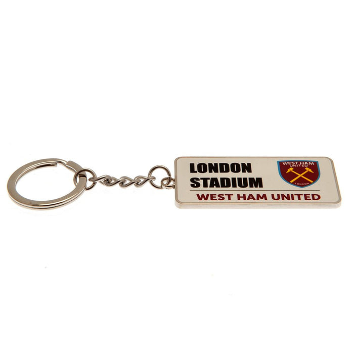 West Ham United FC Street Sign Keyring - Excellent Pick