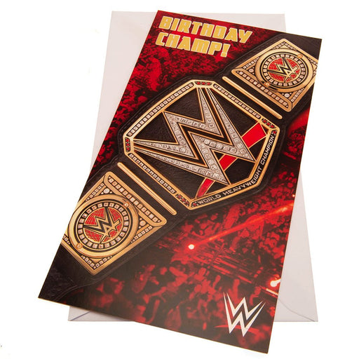 WWE Birthday Card Title Belt - Excellent Pick